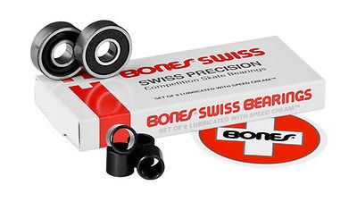 bones swiss bearings in Skateboard Parts