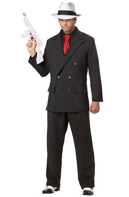 Mob Boss Al Capone Gangster Mafia Adult Costume SizeLarge