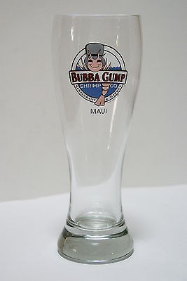 BUBBA GUMP Shrimp Co Maui Hawaii Beer Pilsner Glass   