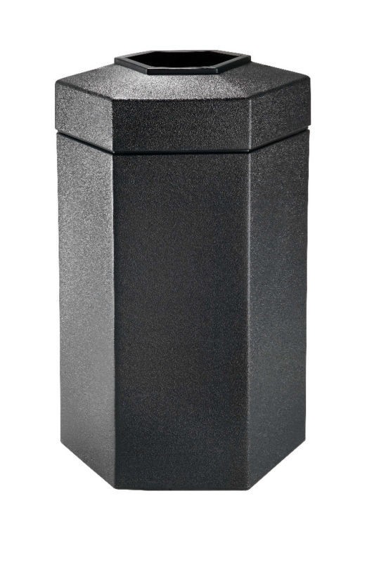 50 Gallon All Season Outdoor Hexagon Garbage Can