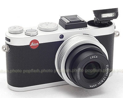 LEICA X2 SILVER DIGITAL COMPACT CAMERA #18452 USED