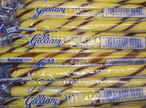 30) Banana Old Fashioned Candy Sticks Nostalgic