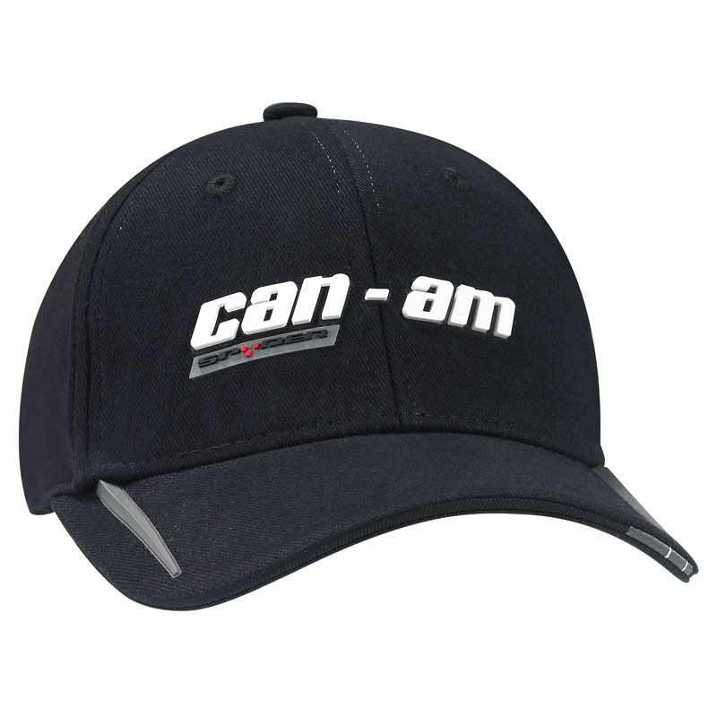 CAN AM SPYDER CALIBER CAP   WHITE, BLACK, OR CHARCOAL GREY   447318