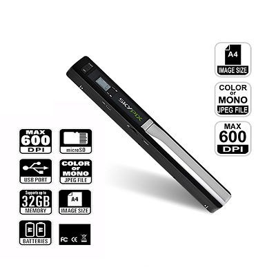   MINI SKYPIX HANDY HANDHELD PORTABLE SCANNER 600DPI A4 Photo Handy scan