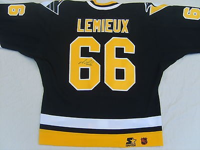 Mario Lemieux Autographed Pittsburgh Penguins Jersey w/ COA