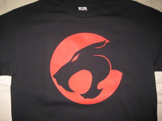 Classic Thundercats logo t shirt retro 80s cartoon Anime Comic S M L 