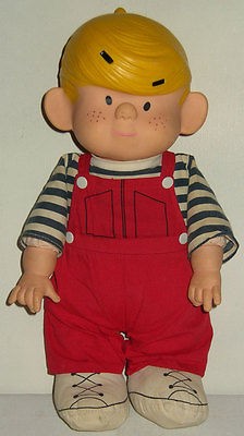 Adorable Vintage DENNIS THE MENACE Doll Comic Book Cartoon Figure