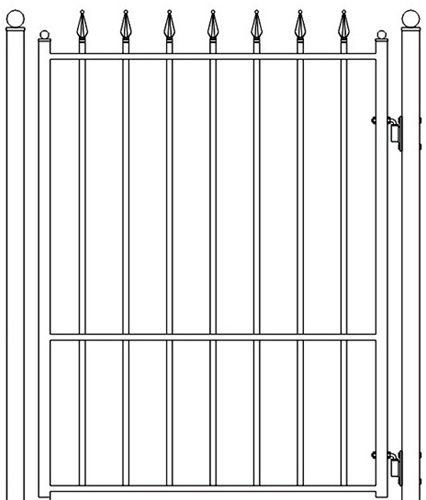 MUNICH GARDEN GATE IRON GATE 3 FT BY 5 FT