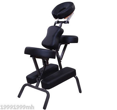 Portable Massage Chair PU Leather w/ Carry Bag