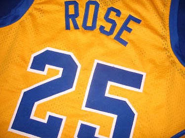 DERRICK ROSE SIMEON HIGH SCHOOL JERSEY YELLOW   ALL SIZES