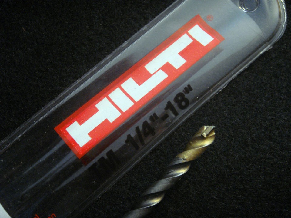 Hilti 1/4   18 Hammer Core Drill Bit Concrete Stone Single New 