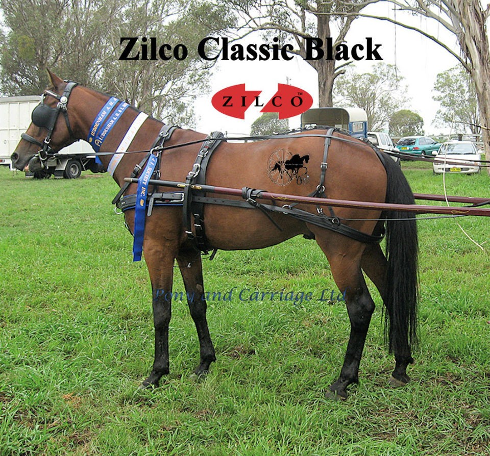   Classic Carriage Driving Horse Harness Empathy Collar Sliding Saddle