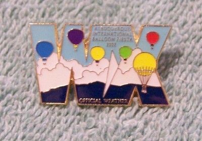   ALBUQUERQUE INTERNATIONAL BALLOON FIESTA OFFICIAL WEATHER BALLOON PIN