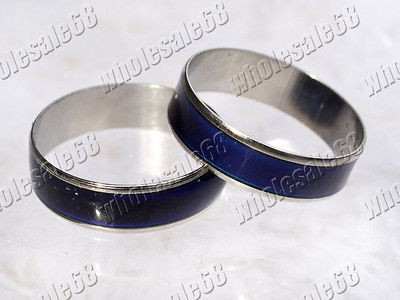   30pcs fashion metal color mood womens/mens change rings GIFT