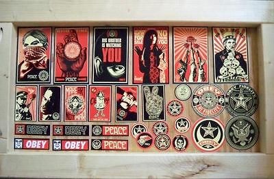 OBEY] URBAN RENEWEL STICKER PACK 30 Lot PROPAGANDA ENGINEERING