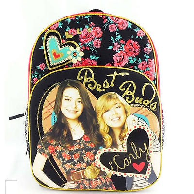 iCARLY & SAM Best Buds Girls 16 FullSize Multi Pocket School 