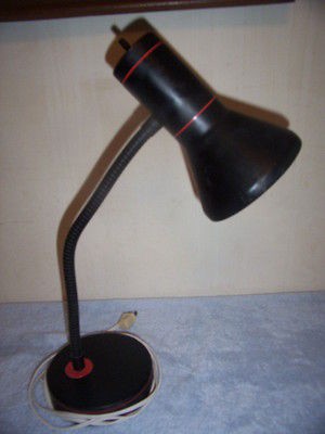   LABORATORIES UL BLACK METAL PORTABLE DESK LAMP ISSUE U 529