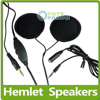 Motorcycle Helmet Stereo Sports Earphones for  Volume Control 