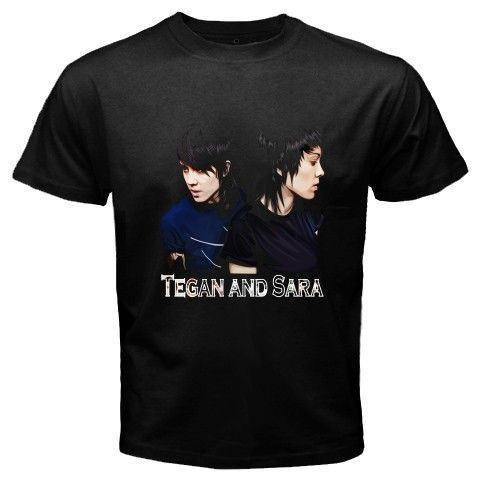 New Hot Tegan and Sara Canadian Indie Pop Duo Musician Black T Shirt 