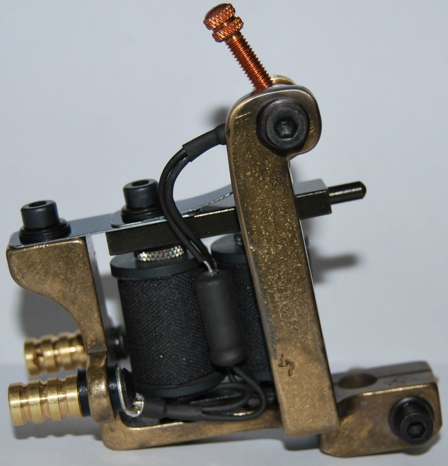 Tattoo Machine Handmade SHADER Custom COILS ink spring old Rogers 