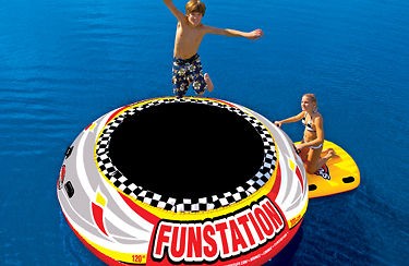 SportsStuff FUNSTATION Inflatable 10 Water Trampoline