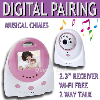 Digital Pair 2.3 LCD Baby Monitor Video Camera Intercom