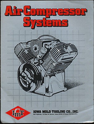 Iowa Mold Toolings Air Compressor Systems Sales Brochure   ca. 1979