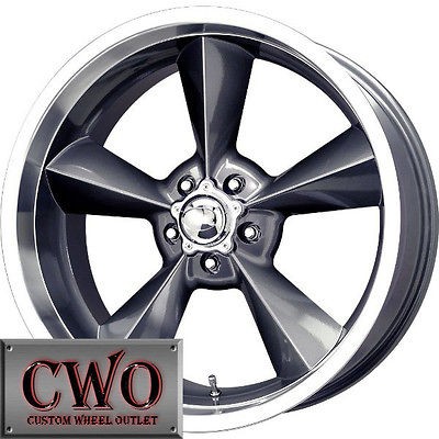 20 Gunmetal MB Old School Wheels Rim 5x114.3 5 Lug Jeep Wrangler 