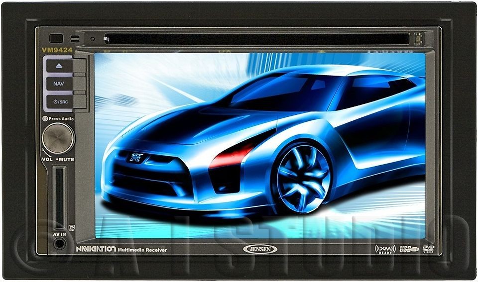 JENSEN VM9424 CAR AUDIO 2 DIN DVD/CD/IPOD/MP​3 USB AUX PLAYER 