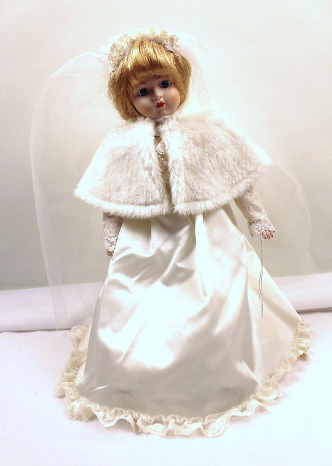   HERITAGE MINT LIMITED EDITION 1988 1989 16 BRIDE PORCELAIN DOLL