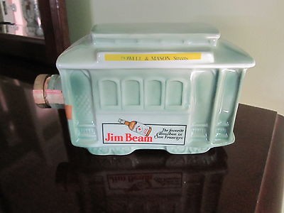 Jim Beam   San Fransisco Trolley Car Decanter   1968