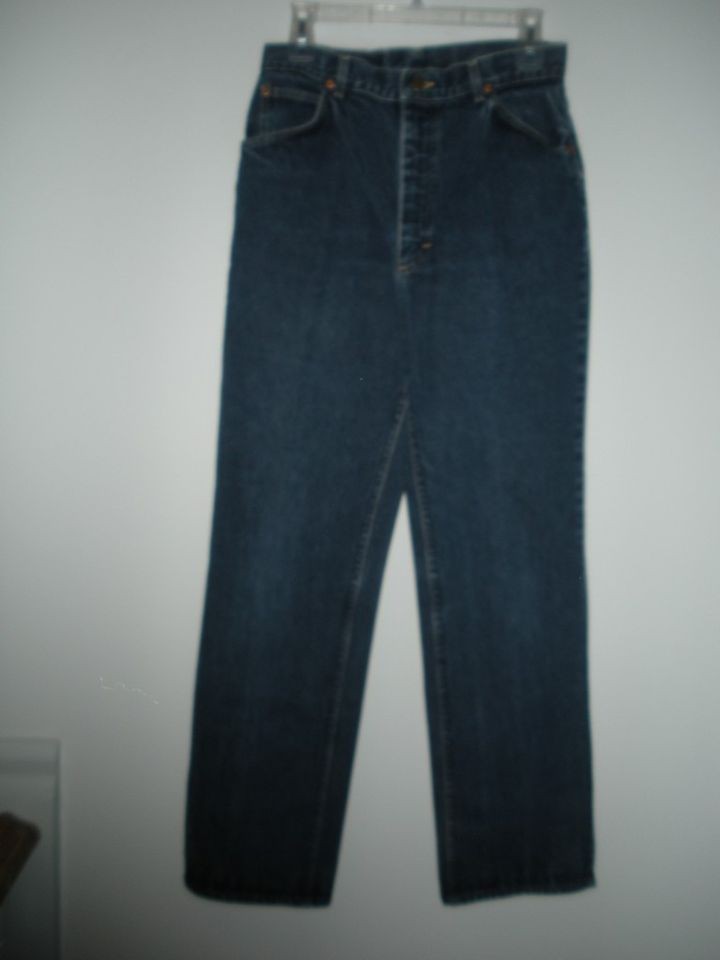 Vintage LEE Riders Denim Blue Jeans Vtg sz 15 = est M 8 COTTON Indigo 