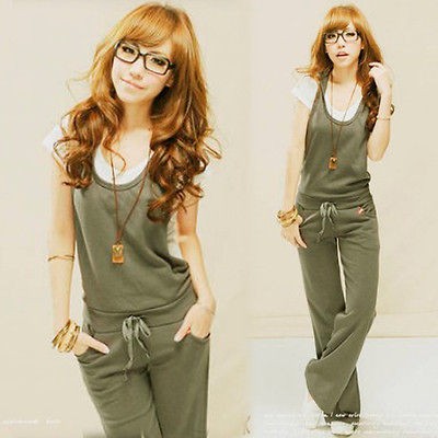 Womens Jumpsuits Rompers Backless Hooded Casual Full Length Pants 