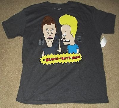 Beavis & Butt Head theme Tee Size Lg by MTV Beavis & Butt Head 