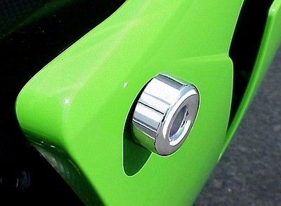 Kawasaki ZZR600 Ninja ZX6 ZX9 ZX12 CHROME FRAME SLIDERS