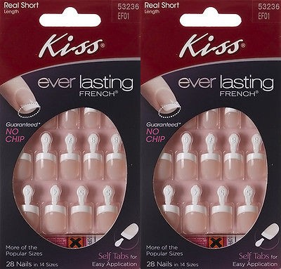 PACK** Kiss Everlasting Nails Real Short ENDLESS **GUARANTEED 