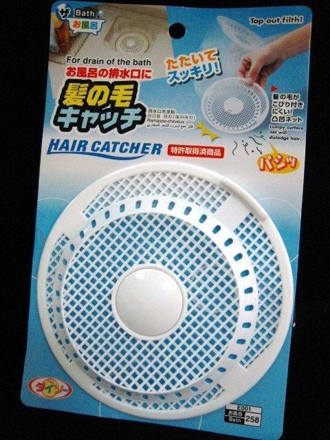 Plastic Bath Tub Kitchen Sink Hair Clog Catcher Mesh