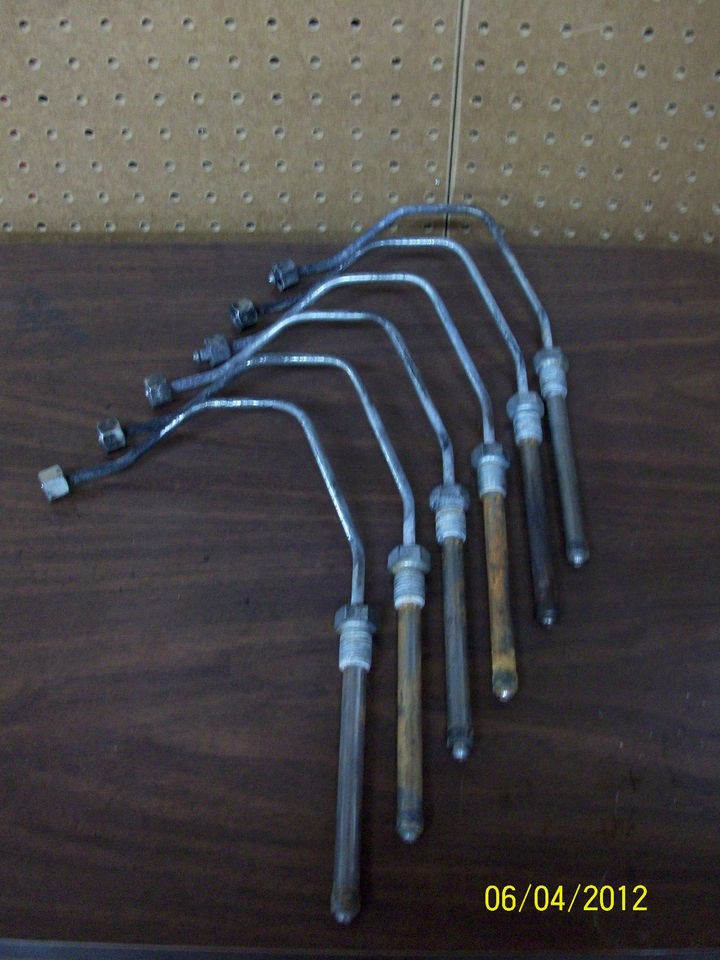 Mack E7 E Tech 460HP Unipump Injectors Fuel Lines (6) Set Diesel 