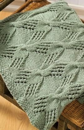 KNITTING Patterns Afghans Cable