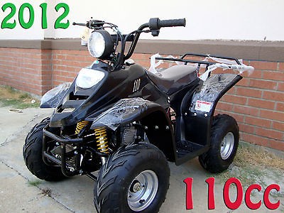   2012 Kids Sporty Atv Youth Auto Quad 4 Wheeler 110cc ATV 