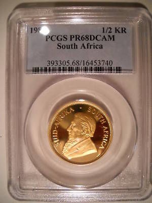 OZ PROOF 1981 KRUGERRAND PCGS PR68 DCAM Certified PR 68 Rare deep 