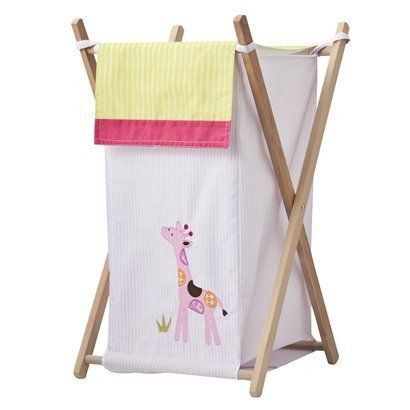 Tiddliwinks Sweet Safari Clothes Hamper Laundry Toy Storage Baby Girls 