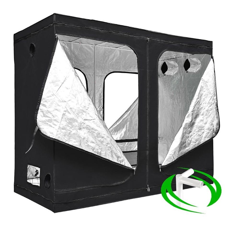   96X48X78 Hydroponics Mylar Grow Tent Room Large Window 8x4x7