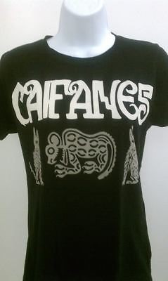 CAIFANES BAND WOMENS T SHIRT SM XL BLACK TSHIRT