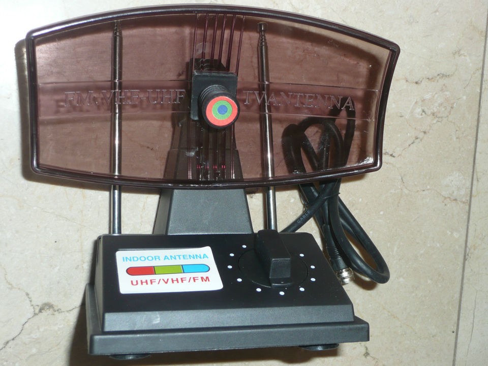 TV INDOOR ANTENNA SUPER BOOSTER HDTV VHF+UHF