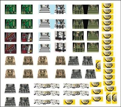 Lego Modern Combat decals Minifigure Military US UK Call of Duty MW3 