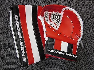 BRAND NEW Sherwood T100 PL33 Pro Goalie Catcher & Blocker SENATORS