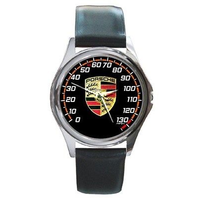 New PORSCHE Logo Design Limited Edition Accessories Sport Round Watch