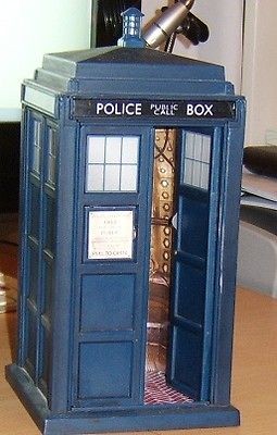   Police Box Flight control TARDIS figure Electronic sfx+lights 10th Dr