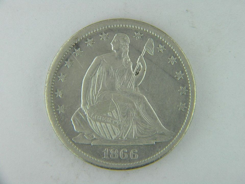 1866 dollar in Half Dollars